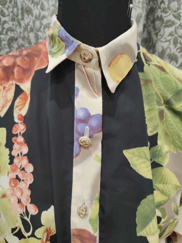 Camisa floral vintage - Imagen 2